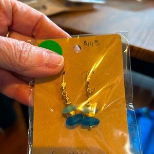 Sea glass earrings